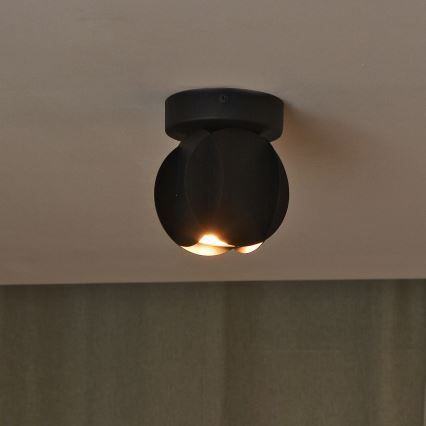 Deckenstrahler GAMBIT 1xGU10/10W/230V schwarz