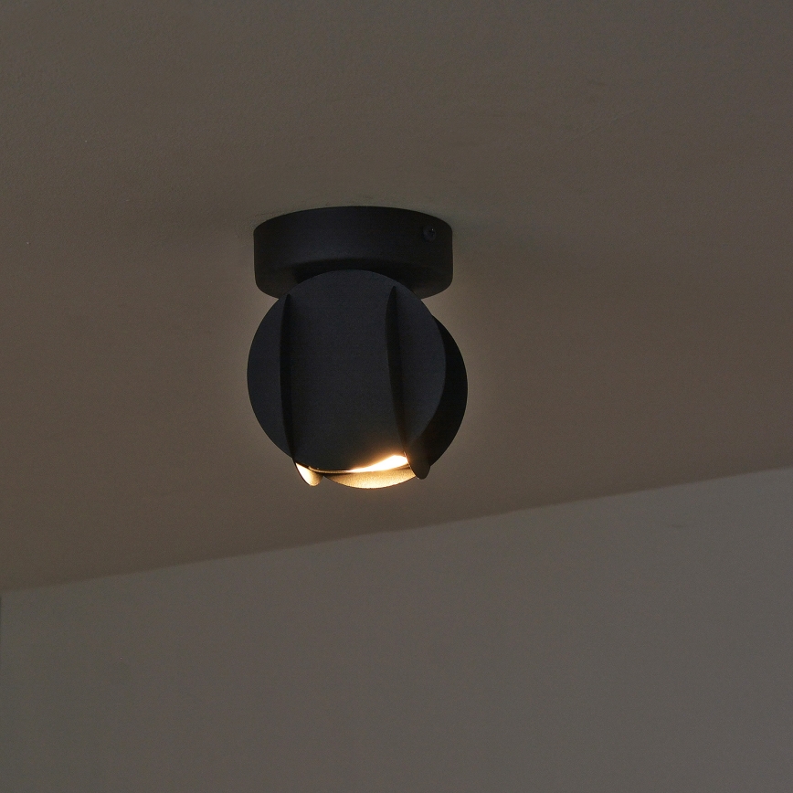 Deckenstrahler GAMBIT 1xGU10/10W/230V schwarz