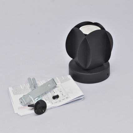 Deckenstrahler GAMBIT 1xGU10/10W/230V schwarz