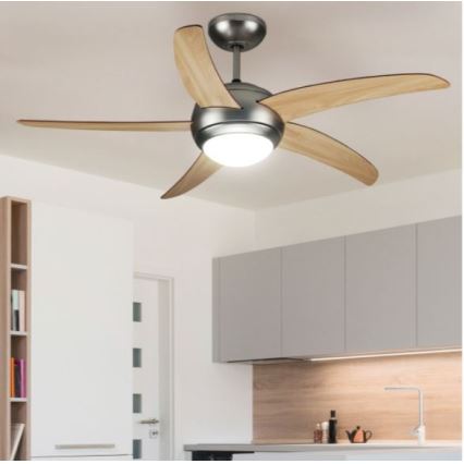 Deckenventilator 2xE27/20W/230V d 132 cm + Fernbedienung