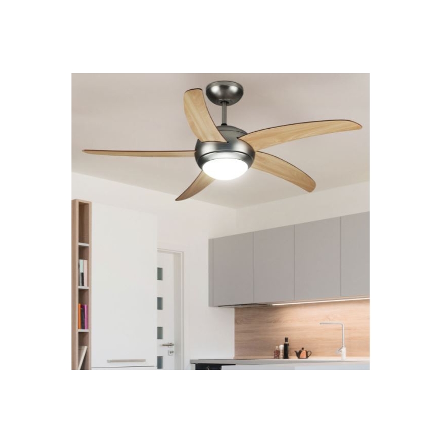 Deckenventilator 2xE27/20W/230V d 132 cm + Fernbedienung