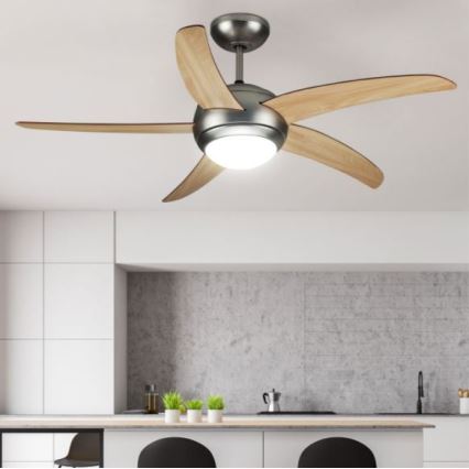 Deckenventilator 2xE27/20W/230V d 132 cm + Fernbedienung