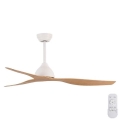 Deckenventilator d 132 cm beige/weiß + Fernbedienung