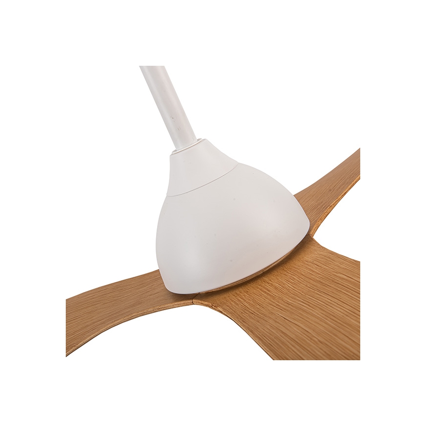 Deckenventilator d 132 cm beige/weiß + Fernbedienung