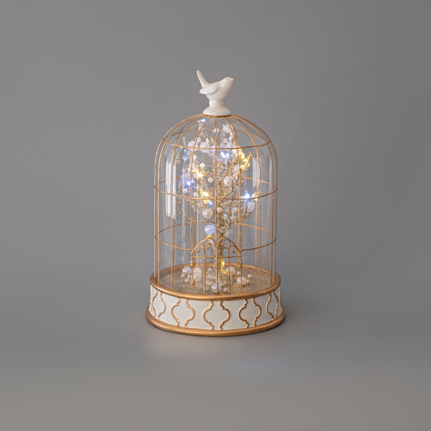 Décoration de Noël 12xLED/3xAAA blanc chaud