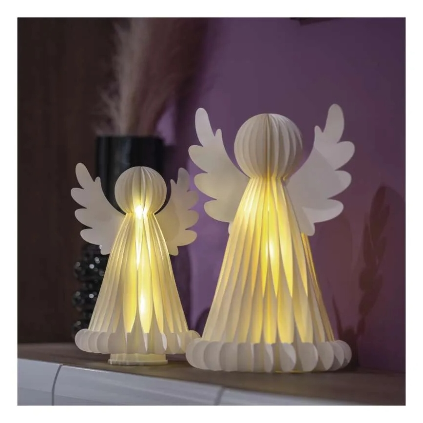 Décoration de Noël à LED 20xLED/6xAA — Anges