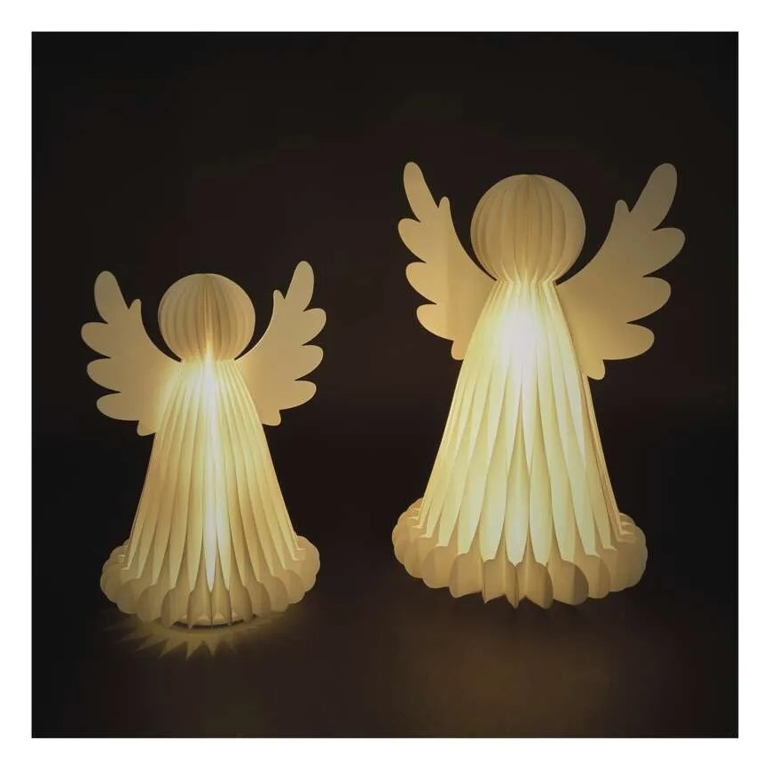 Décoration de Noël à LED 20xLED/6xAA — Anges