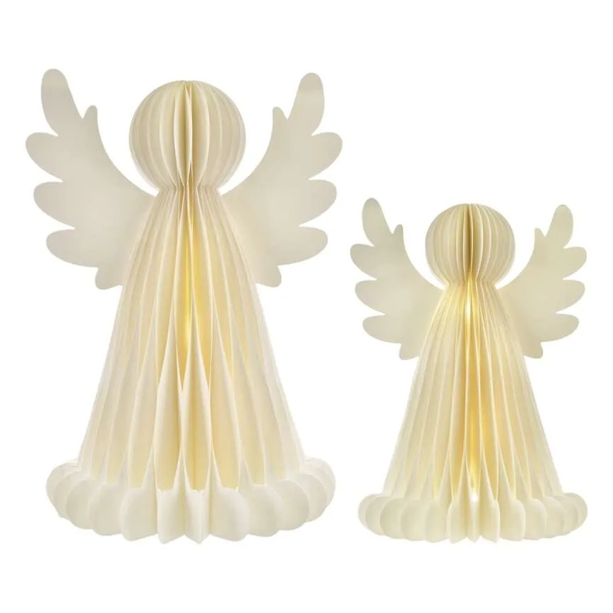 Décoration de Noël à LED 20xLED/6xAA — Anges