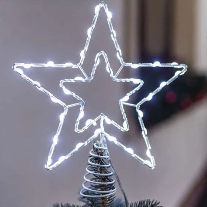 Décoration de Noël extérieure 30xLED/4W/30V IP44 blanc froid