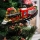 Décoration de Noël LED 10xLED/4xAA train