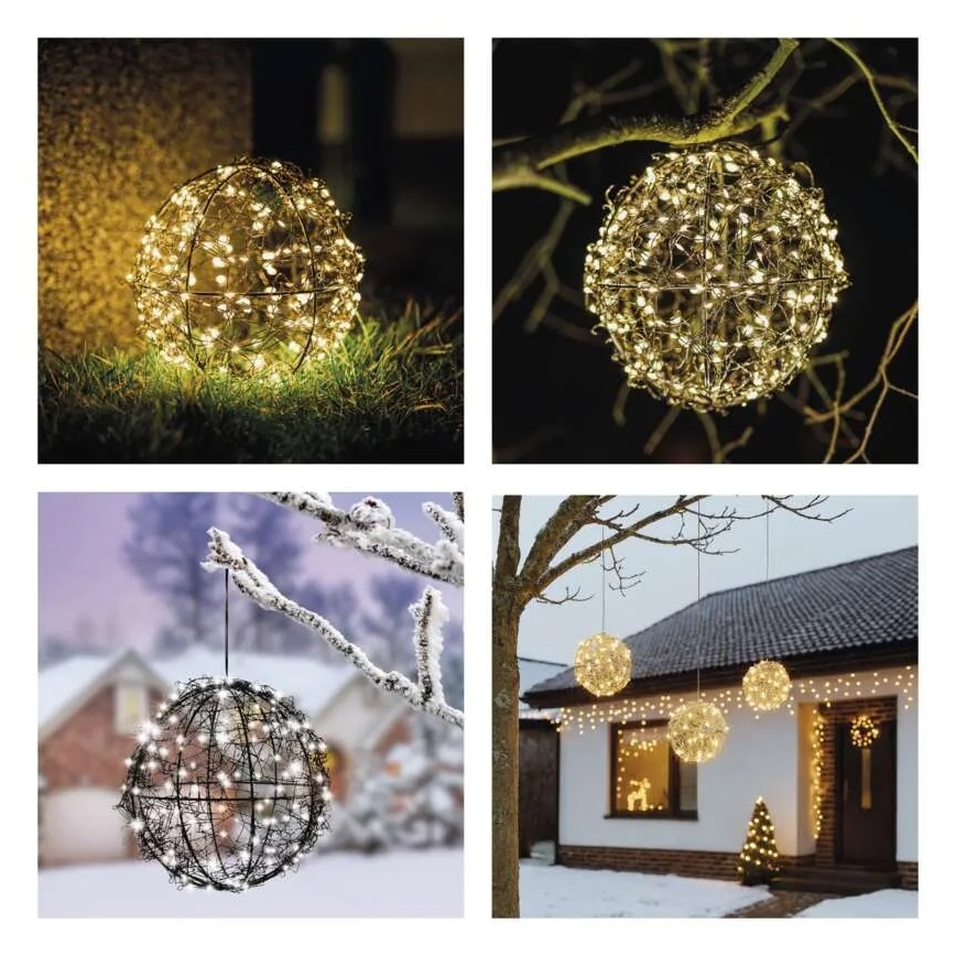 Décoration de Noël LED 200 LED/230 V Ø 20 cm