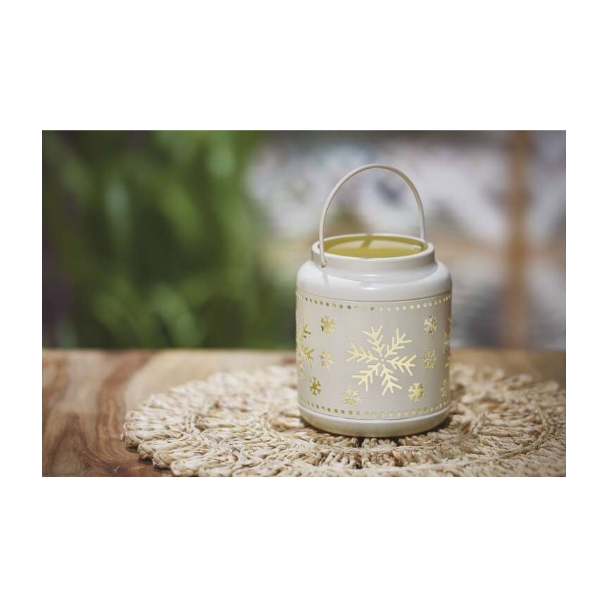 Décoration de Noël LED/3xAAA blanche