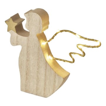 Décoration de Noël LED 8xLED/2xAAA ange