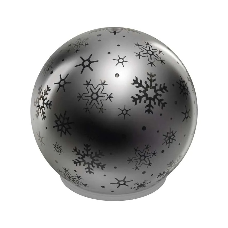 Décoration de Noël LED LED/0,3W/3xAA boule diamètre 12 cm