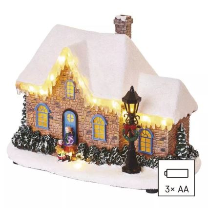 Décoration de Noël LED LED/3xAA maison