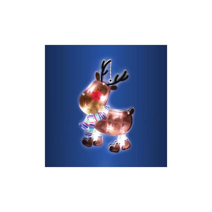 Décoration de Noël pour fenêtre 10xLED/3xAAA