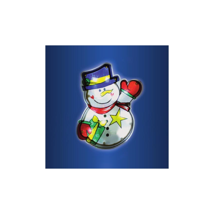 Décoration de Noël pour fenêtre 10xLED/3xAAA