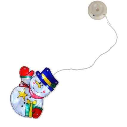 Décoration de Noël pour fenêtre 10xLED/3xAAA
