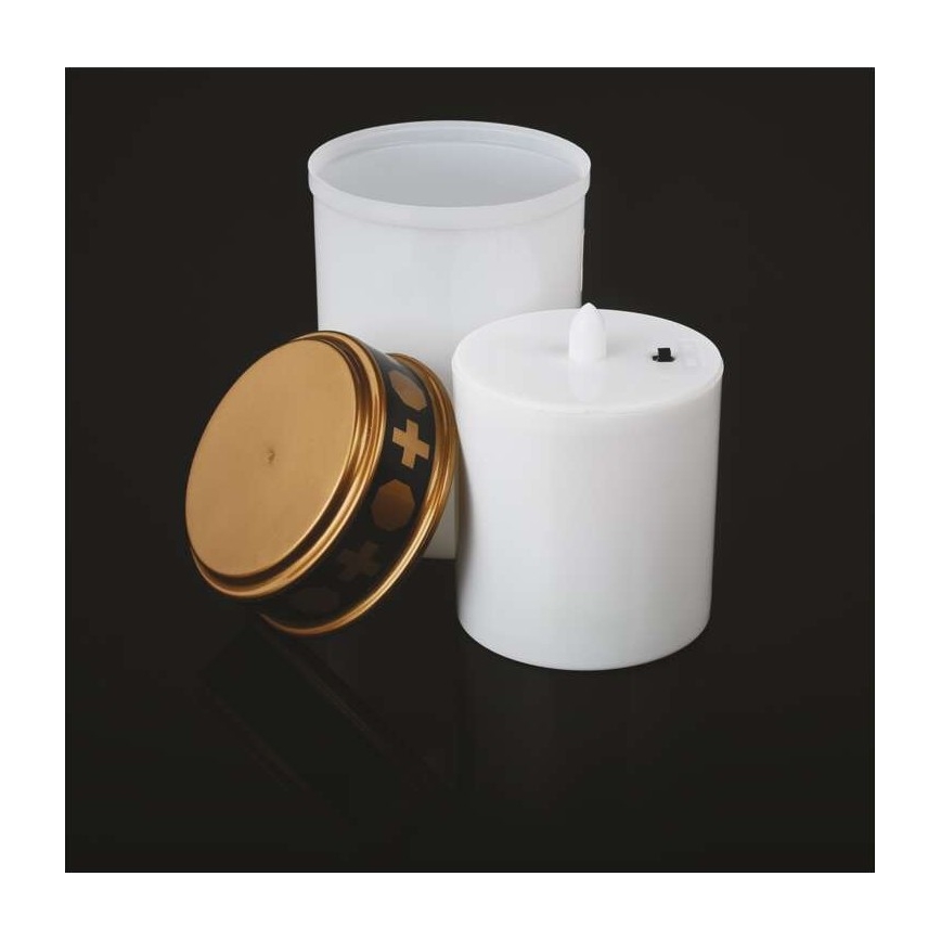 Décoration LED d'extérieur 2xC IP44 blanche