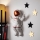 Décoration murale 47x35 cm astronaut cuivre