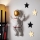 Décoration murale 47x35 cm astronaut doré
