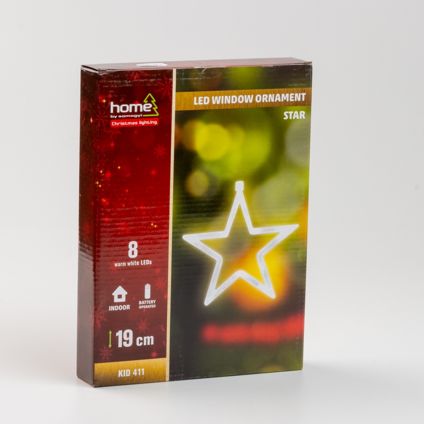 Décoration pour la fenêtre 8xLED/3xAA