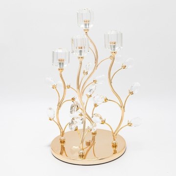 Decorativa candelabro 20x36 cm oro