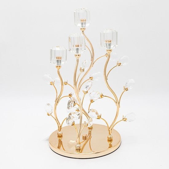 Decorativa candelabro 20x36 cm oro