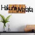 Decorazione da muro 30x108 cm legno/metallo