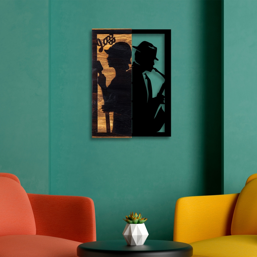 Decorazione da muro 32x50 cm jazz