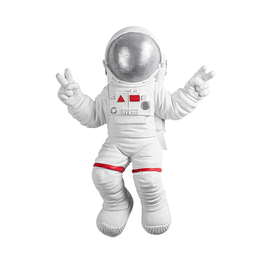 Decorazione da muro 47x35 cm astronaut argento