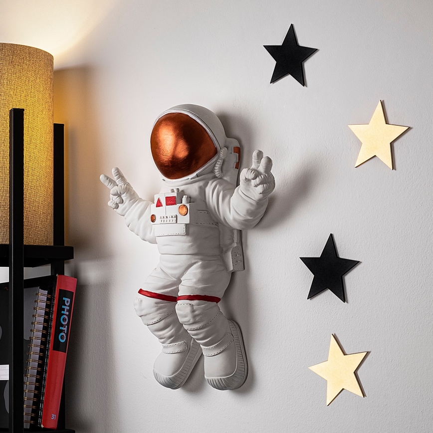 Decorazione da muro 47x35 cm astronaut rame