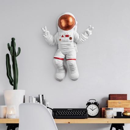 Decorazione da muro 47x35 cm astronaut rame