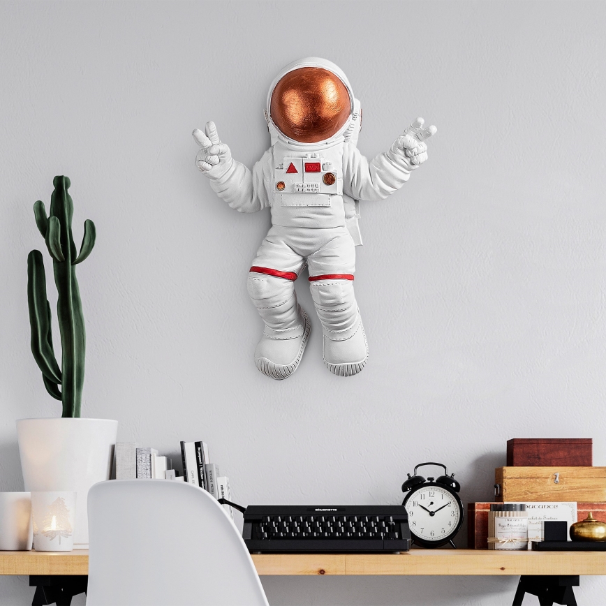 Decorazione da muro 47x35 cm astronaut rame
