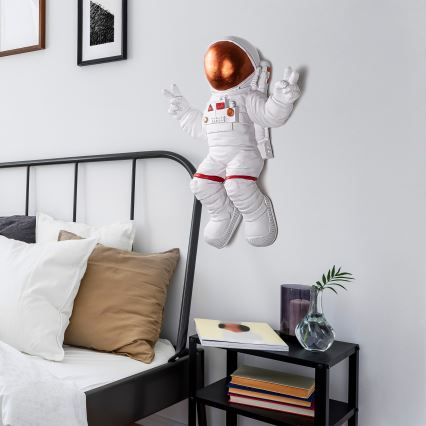 Decorazione da muro 47x35 cm astronaut rame