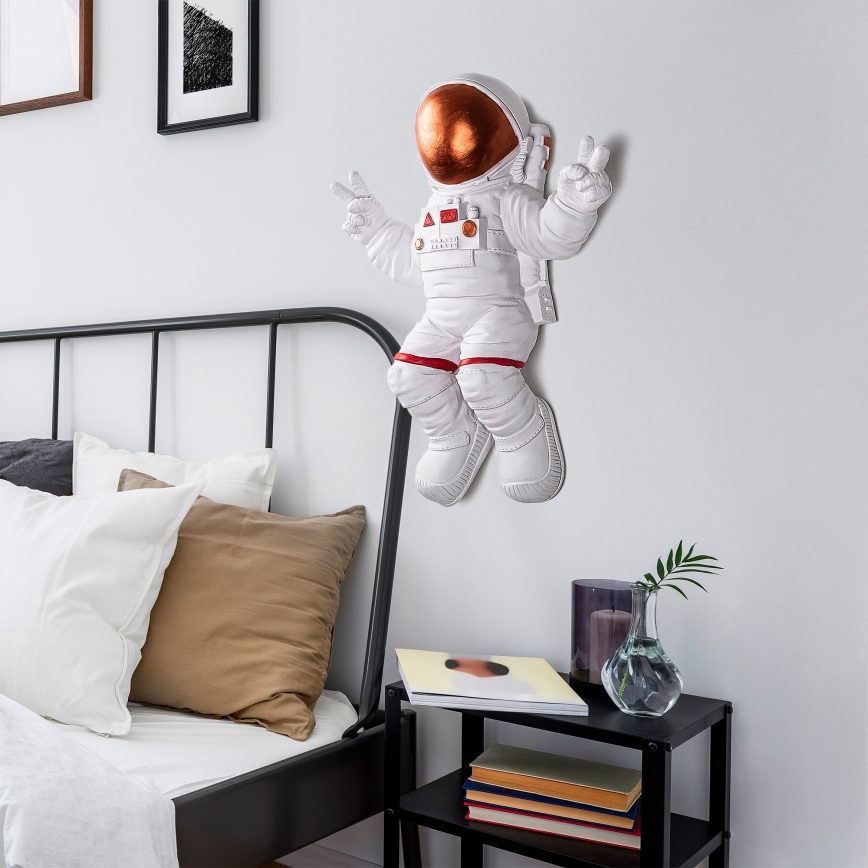 Decorazione da muro 47x35 cm astronaut rame