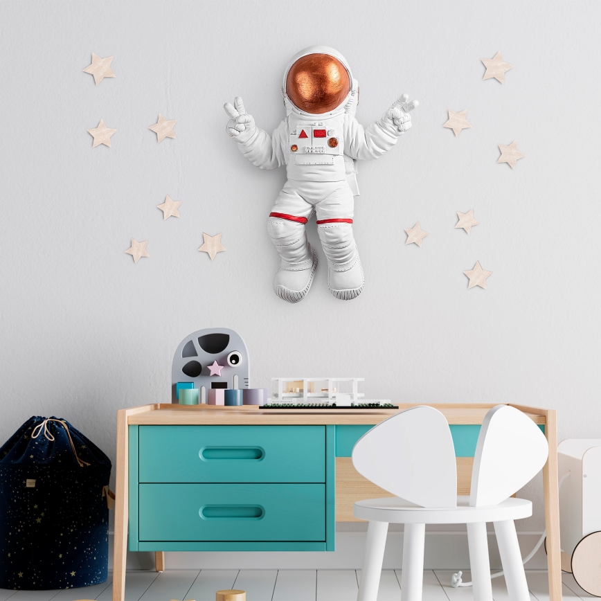 Decorazione da muro 47x35 cm astronaut rame