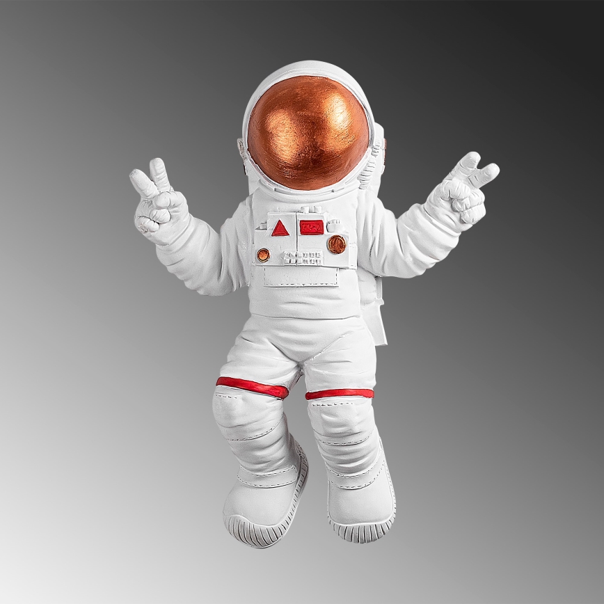 Decorazione da muro 47x35 cm astronaut rame