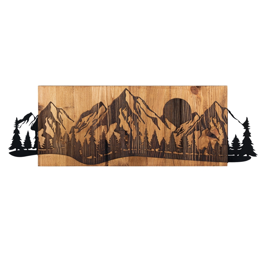 Decorazione da muro 75,5x24,5 cm montagne