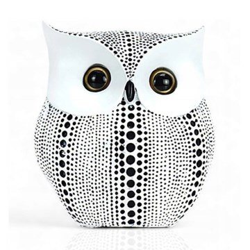 Decorazione da tavolo, 15 cm, bianco/nero