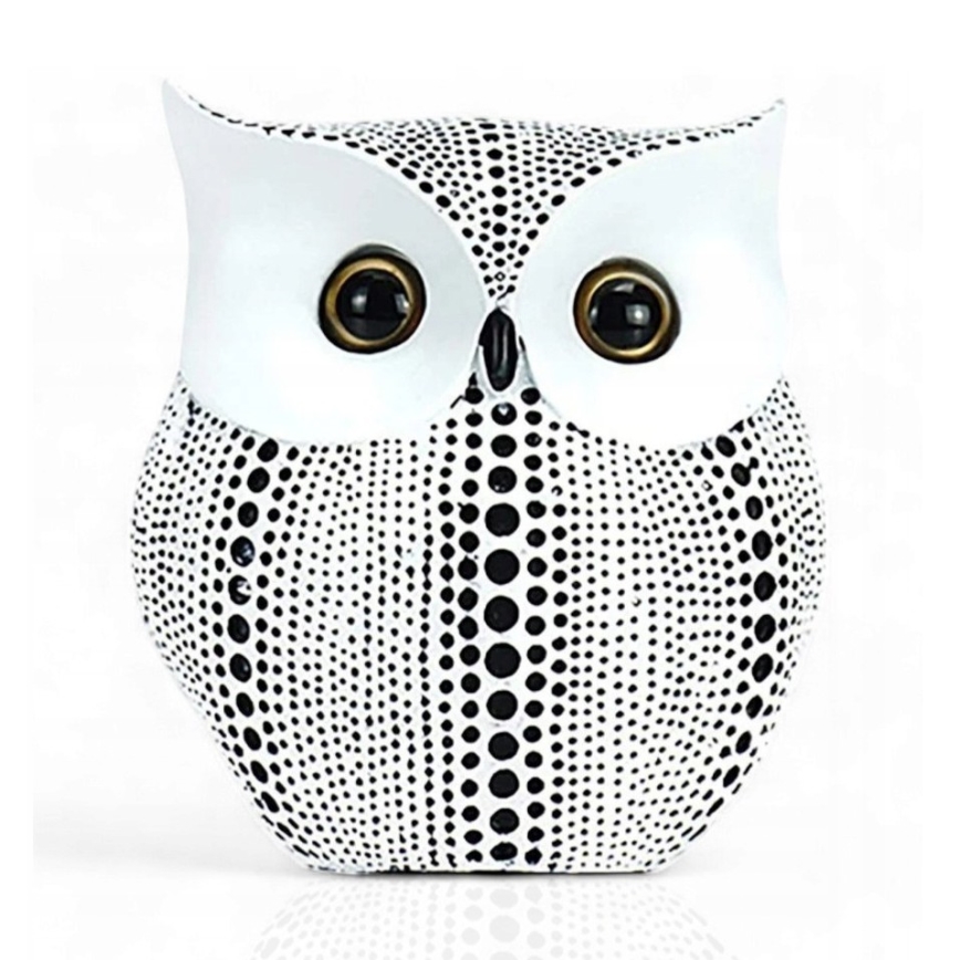 Decorazione da tavolo, 15 cm, bianco/nero