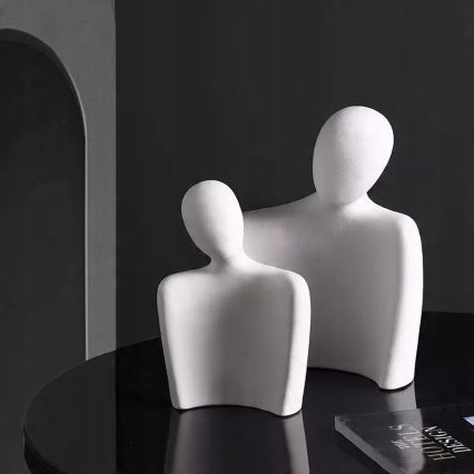 Decorazione da tavolo, 20 x 5,5 x 14,5 cm, bianco