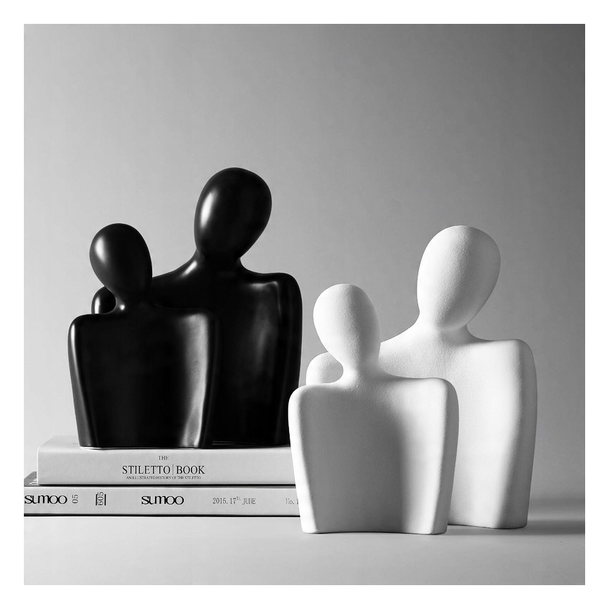 Decorazione da tavolo, 20 x 5,5 x 14,5 cm, bianco