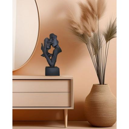 Decorazione da tavolo 29x9x17 cm resina/nera