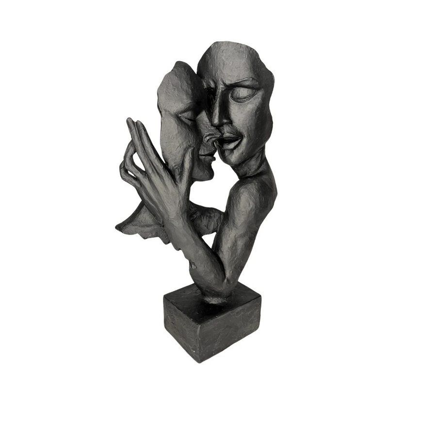 Decorazione da tavolo 29x9x17 cm resina/nera