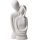 Decorazione da tavolo in ceramica 20x9,5x7,5 cm, grigia