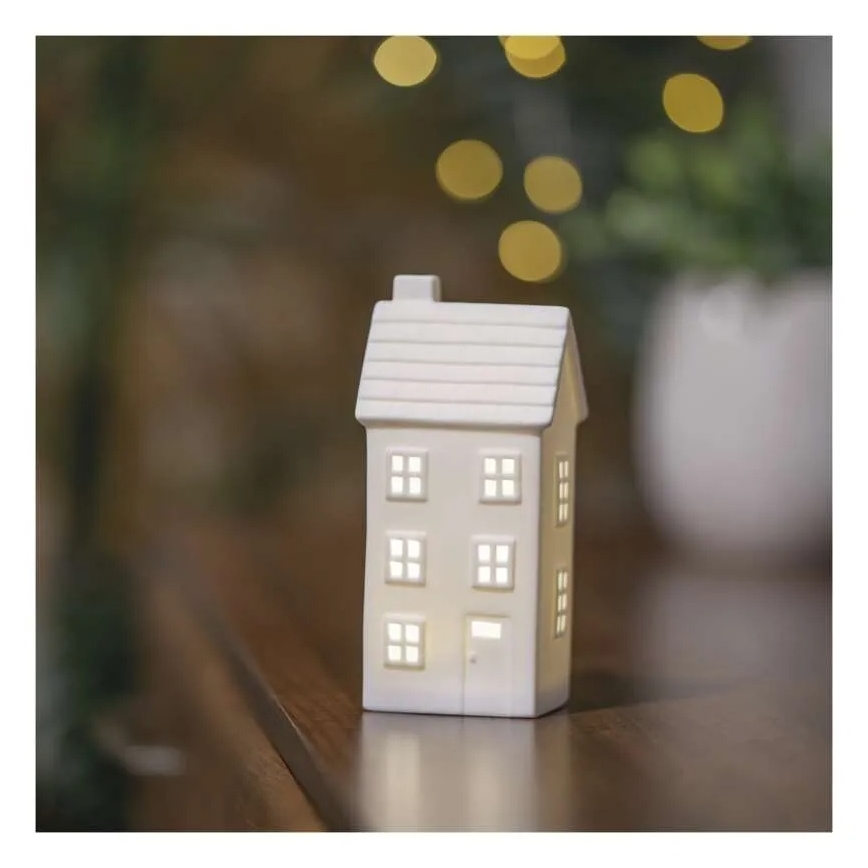 Decorazione di Natale a LED LED/CR2032 casetta