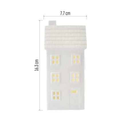 Decorazione di Natale a LED LED/CR2032 casetta