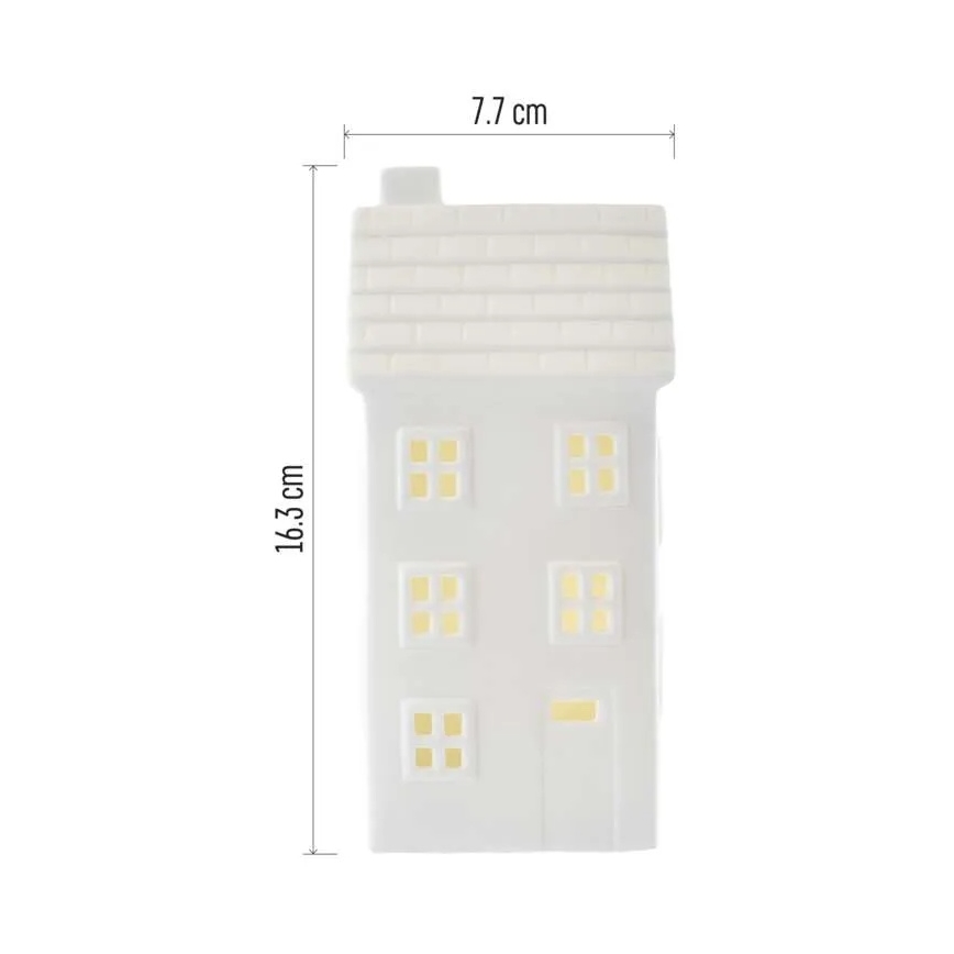 Decorazione di Natale a LED LED/CR2032 casetta