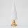 Decorazione natalizia 40 cm albero bianco